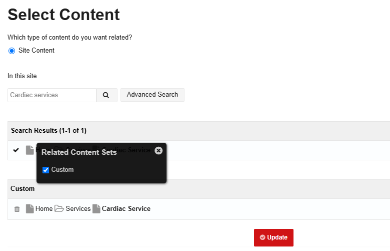 Single Content 1 Overview - CMS Support