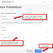 Selecting the Content to translate