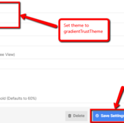 Reset to gradientTrustTheme