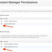 Give the Group access to your Site