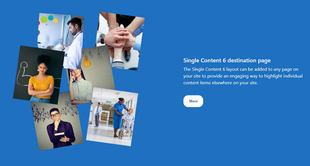 Single Content 6 Overview - CMS Support