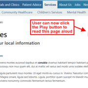 Readspeaker Button