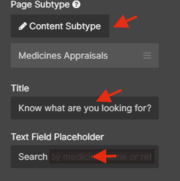Test Settings