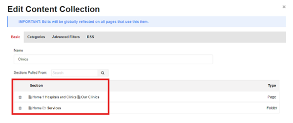 FAQ Layout Overview - CMS Support