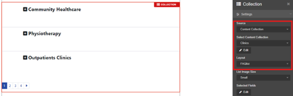 FAQ Layout Overview - CMS Support