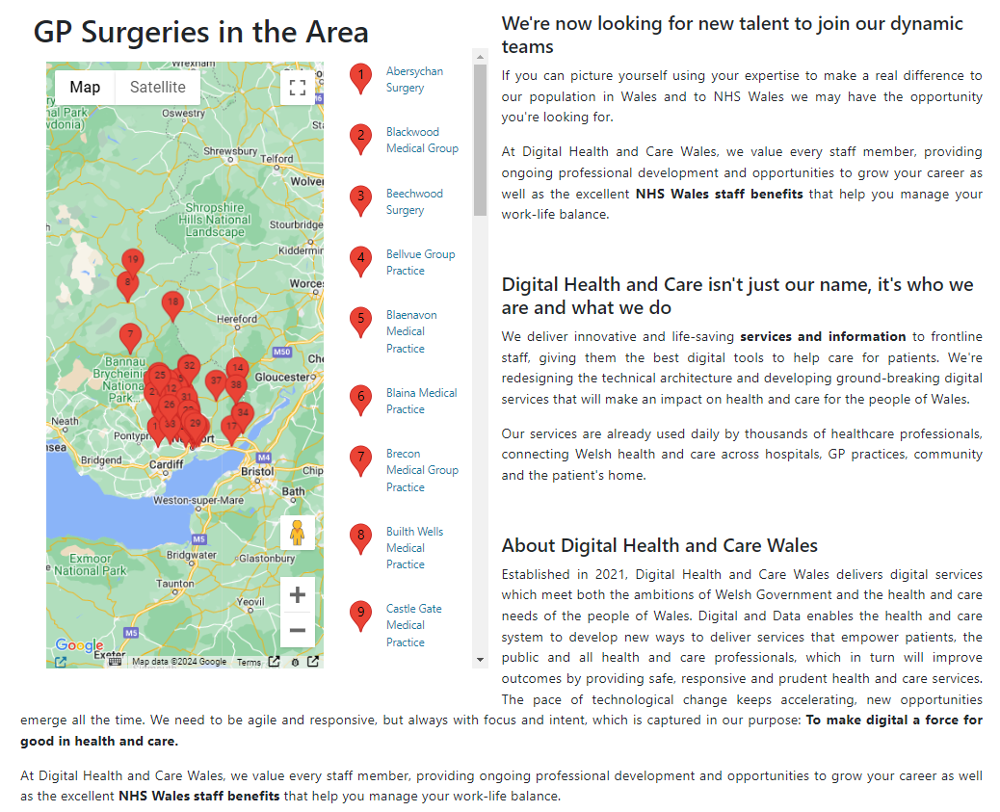 Multi Point Map Overview - CMS Support