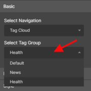 Tag Group Selection