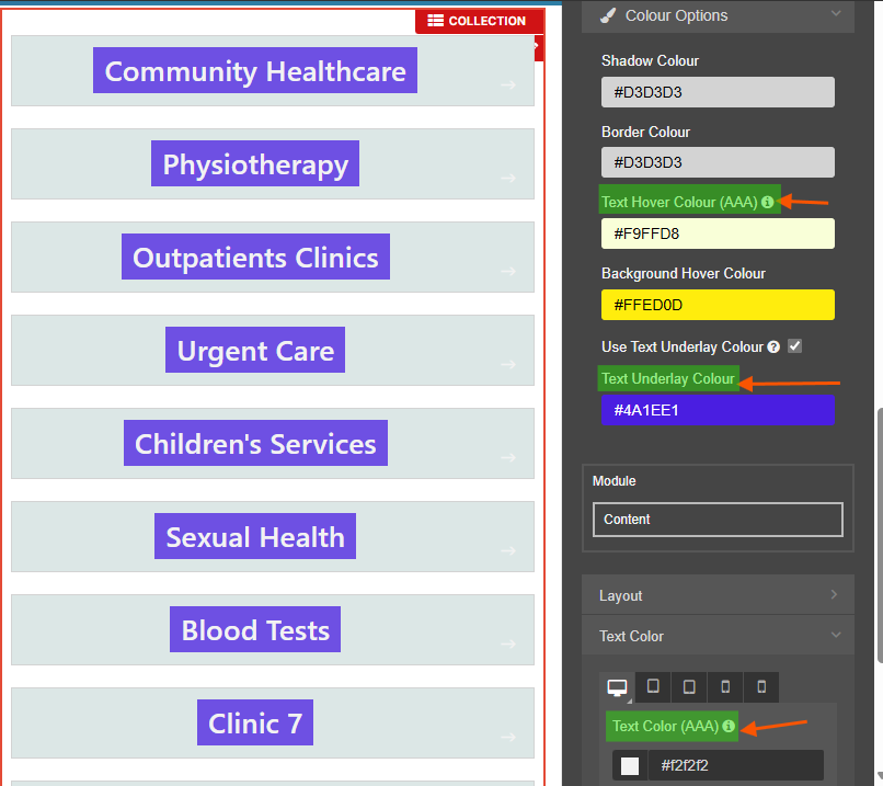 Buttons Overview - CMS Support
