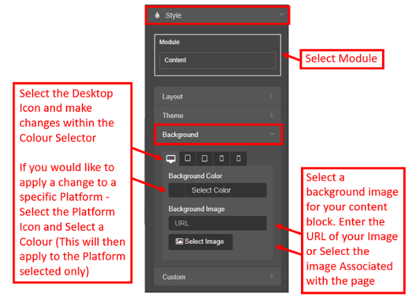 Plugin Style Tab - CMS Support