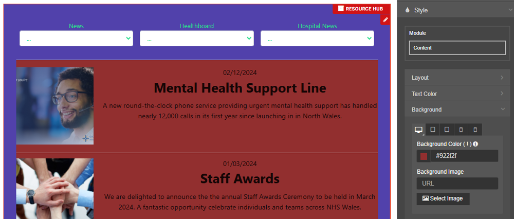 Resource Hub Overview - CMS Support