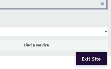 Exit Button Overview - CMS Support