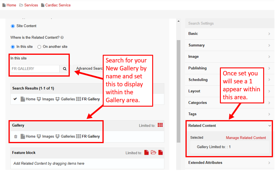 Single Content 6 Overview - CMS Support
