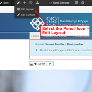 ReadSpeaker - Edit Layout