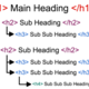 Heading Tags Example