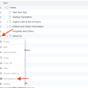 Area Specific Permissions