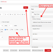 Event Scheduling